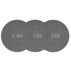 Bestes Angebot ???? Wolfcraft 5 Haft-Gitterleinen, K120, ø180mm - 5615000 ⌛