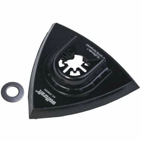 Brandneu ???? Wolfcraft 1 Dreiecks-Haftschleifplatte ???? 3 Brandneu ???? Wolfcraft 1 Dreiecks-Haftschleifplatte ????