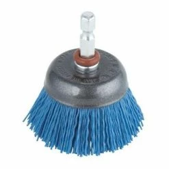 Budget ✔️ Wolfcraft Nylon-Topfbürste S=6mm, Blau, ø50mm - 2728000 ✔️