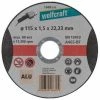 Beste Bewertungen von ???? Wolfcraft 1 Trennscheibe Alu. ø115x1,5x22,2mm ???? -WOLFCRAFT Shop 2510840 1