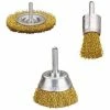 Aktion ❤️ Wolfcraft 1 Drahtbürsten-Set Messing, 6 Mm Rundschaft ⌛ -WOLFCRAFT Shop 2624656 1