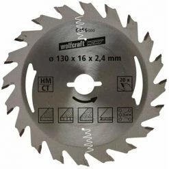 Billig ???? Wolfcraft HM-Kreissägeblatt, 130x16x2.4 Mm, 20 Zähne ????