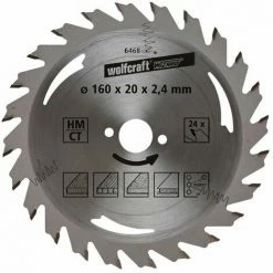 Budget ???? Wolfcraft HM-Kreissägeblatt, 160x20x2.4 Mm, 24 Zähne ????