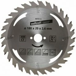Angebote ???? Wolfcraft HM-Kreissägeblatt, 180x20x2.6 Mm, 28 Zähne ????