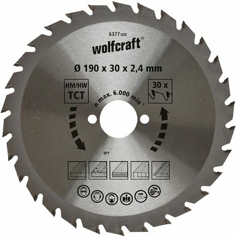 Bestes Angebot ???? Wolfcraft HM-Kreissägeblatt, 200x30x2.4 Mm, 30 Zähne ???? 3 Bestes Angebot ???? Wolfcraft HM-Kreissägeblatt, 200x30x2.4 Mm, 30 Zähne ????