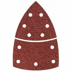 Bestes Angebot ???? Wolfcraft Schleifblätter Haft Schleifblätter 2-teilig Für Delta Multischleifer 40,80,120 - 15 Stück ????