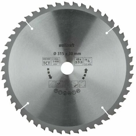 Billig ⭐ Wolfcraft 1 Tisch-Kreissägebl. HM, 48 Zähne ø315mm - 6584000 ???? 3 Billig ⭐ Wolfcraft 1 Tisch-Kreissägebl. HM, 48 Zähne ø315mm - 6584000 ????