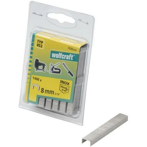 Neu ???? Wolfcraft 1400 Breitrückenkl. INOX Typ 053, 8 Mm - 7030000 ???? 3 Neu ???? Wolfcraft 1400 Breitrückenkl. INOX Typ 053, 8 Mm - 7030000 ????