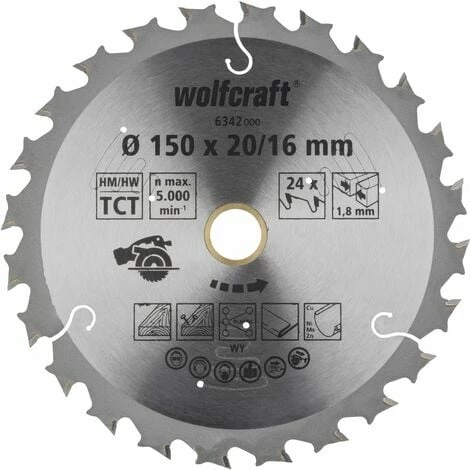 Wolfcraft Kreissägeblatt Ø 150 mm, Bohrung Ø 12,75 mm Hartmetall Sägeblatt Coupon ???? Wolfcraft Kreissägeblatt Ø 150 Mm, Bohrung Ø 12,75 Mm Hartmetall Sägeblatt ✨ -WOLFCRAFT Shop 47817608 1