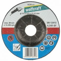 Budget ???? WOLFCRAFT 1630099 | Schleifscheibe ø 115 X 6,0 X 22,23 Mm. ????