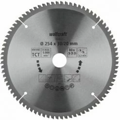 Großhandel ???? WOLFCRAFT Kapp- Und Gehrungssägeblatt HM, Serie Lila 254mm ❤️