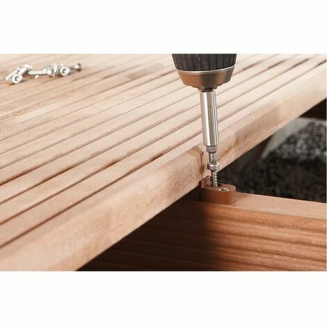 Bestes Angebot ???? WOLFCRAFT 1 Verbinder-Set Terrassendielen 700-tlg. ???? 3 Bestes Angebot ???? WOLFCRAFT 1 Verbinder-Set Terrassendielen 700-tlg. ???? – Bild 2