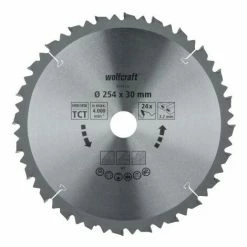 Besorgen ???? Kapp-/Gehrungskreissägeblatt HM 254x3,2x30mm Z=24 W Neg. Wolfcraft ????