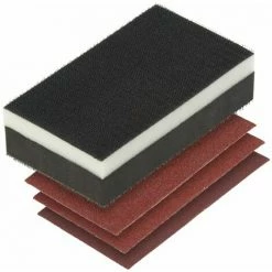 Brandneu ???? Wolfcraft Klettschleifschwamm Set, Hart Und Weich Wolfcraft Klettschleifschwamm Wolfcraft Wolfcraft ????