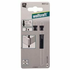 Billig ???? Wolfcraft Stichsägeblätter 8434000, Länge 75 Mm, T-Schaft, 2 Stück Stichsägeblätter Wolfcraft 07611010332955 ????