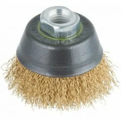 Auslauf ⌛ Wolfcraft Topfdrahtbürste M14 Gewinde Messing Wolfcraft 4006885274808 Gewinde M14 07610411216288 Topfdrahtbürste ????