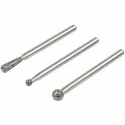 Budget ???? WOLFCRAFT Diamantschleifstift-Set, Kugel- Und Kegelförmig, 3-tlg. ????