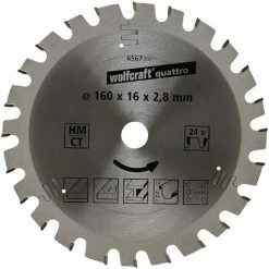Am billigsten ❤️ 1 Kreissägeblatt 2,8 Mm Wolfcraft Ø 160 X 20 X 2,8 Mm ????
